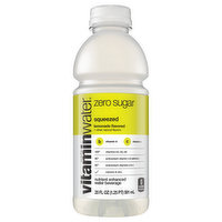 Vitaminwater  Squeezed Water Beverage, Zero Sugar, Lemonade Flavored, 20 Fluid ounce