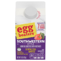 Egg Beaters Liquid Egg Substitutes, Southwestern Style, 15 Ounce