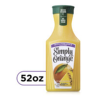 Simply Orange  Orange Juice With Pineapple, 52 Fluid ounce