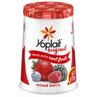 Yoplait Original Yogurt, Low Fat, Mixed Berry, 6 Ounce