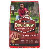Dog Chow Dog Food, Beef Flavor, Complete Adult, 18.5 Pound