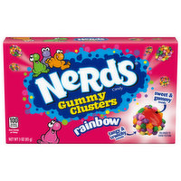 Nerds Candy, Rainbow, Gummy Clusters, 3 Ounce