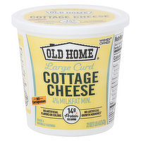 Old Home Cottage Cheese, 4% Milkfat Minimum, Large Curd, 22 Ounce