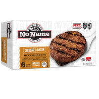 No Name Bacon Cheddar Steakhouse Burgers