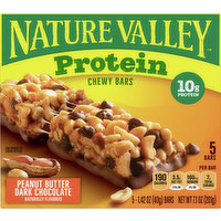 Nature Valley Chewy Bars, Peanut Butter Dark Chocolate, 5 Each
