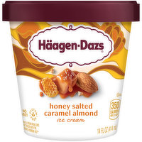 Haagen Dazs Honey Salted Caramel Almond Ice Cream, 14 Oz, 14 Fluid ounce