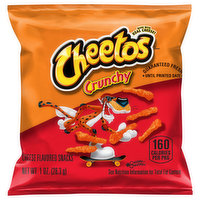 Cheetos Cheese Flavored Snacks, Crunchy, 1 Ounce