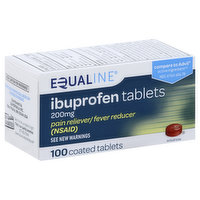 Equaline Ibuprofen, 200 mg, Coated Tablets, 100 Each