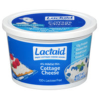 Lactaid Cottage Cheese, 100% Lactose Free, 4% Milkfat Min, 16 Ounce