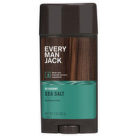 Every Man Jack Deodorant, Sea Salt, 3 Ounce