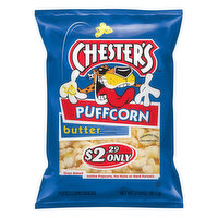 Chester's Puffed Corn, Butter, 3.25 Ounce