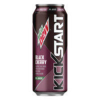 Mtn Dew KickStart Juice Drink, Black Cherry Flavored, 16 Ounce