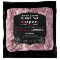 Meyer Ground Pork 80/20, 1 Pound