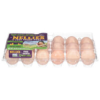 Nellie's Eggs, Brown, Free Range, Large, 18 Each