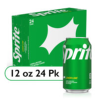 Sprite  Lemon Lime Soda Soft Drinks, 24 Each