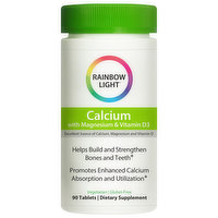 Rainbow Light Calcium, Tablets, 90 Each