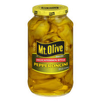 Mt Olive Pepperoncini, Delicatessen Style, 32 Ounce