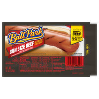 Ball Park Beef Franks, Uncured, Bun Size, 15 Ounce