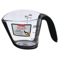 GoodCook Touch Measuring Cup, 1-cup Top-Down View, Comfort Grip Handle