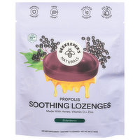 Beekeeper's Naturals Lozenges, Soothing, Elderberry, Propolis, 14 Each