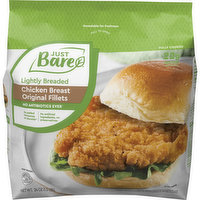 Just Bare Lightly Breaded Chicken Breast Fillets, 1.5 Pound