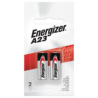 Energizer Batteries, Alkaline, A23, 2 Pack, 2 Each