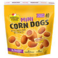 Foster Farms Corn Dogs, Honey Crunchy, Mini, 29.3 Ounce