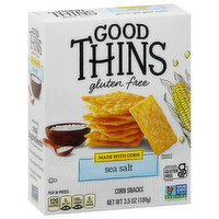 Good Thins Corn Snacks, Gluten Free, Sea Salt, 3.5 Ounce