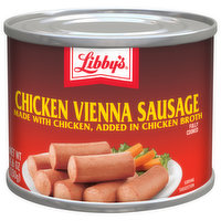 Libby's Chicken Vienna Sausage in Chicken Broth Canned Sausage, 4.6 Ounce