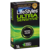 LifeStyles Condoms, Ultra Sensitive, 14 Each