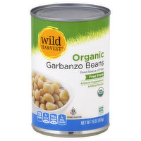 Wild Harvest Garbanzo Beans, Organic, 15 Ounce