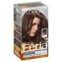 Feria Permanent Hair Colour Gel, Light Brown 60, 1 Each