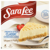 Sara Lee Cheesecake, French Style Classic, 23.5 Ounce