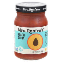 Mrs. Renfro's Salsa, Peach, Mild, 16 Ounce