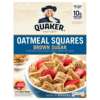 Quaker Oatmeal Squares, Brown Sugar, 14.5 Ounce