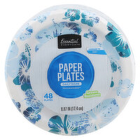 Essential Everyday Paper Plates, Dailyware, 6.87 Inches, 48 Each