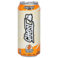 Ghost Energy Drink, Zero Sugar, Orange Cream, 16 Fluid ounce