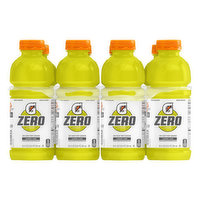 Gatorade Thirst Quencher, Zero Sugar, Lemon-Lime, 8 Each