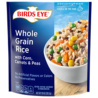 Birds Eye Steamfresh Steamfresh Whole Grain Rice with Corn, Carrots and Peas Frozen Rice, 10 Ounce