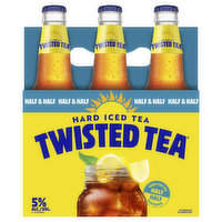 Twisted Tea Hard Iced Tea, Half & Half, 6 Each