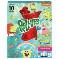 Fruit Roll-Ups Fruit Flavored Snacks, Strawberry Sensation, 10 Each