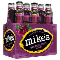 Mike's Beer, Malt Beverage, Premium, Hard Black Cherry Lemonade, 6 Each