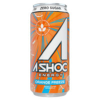 A Shoc Energy Drink, Orange Freeze, 16 Fluid ounce