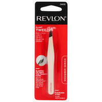 Revlon Tweezer, Slant, Stainless Steel, 1 Each