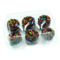 Cub Bakery Chocolate Cupcakes
Chocolate Iced 6 Ct, 1 Each