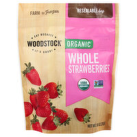 Woodstock Strawberries, Organic, Whole, 10 Ounce