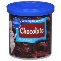 Pillsbury Creamy Supreme Frosting, Chocolate, 16 Ounce