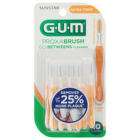 GUM Proxabrush Cleaners, Go-Betweens, Ultra Tight, 10 Each