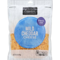 Essential Everyday Cheese, Mild Cheddar, Classic Cut, 8 Ounce
