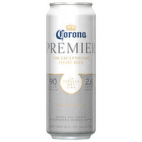 Corona Premier Beer, Light, 24 Fluid ounce